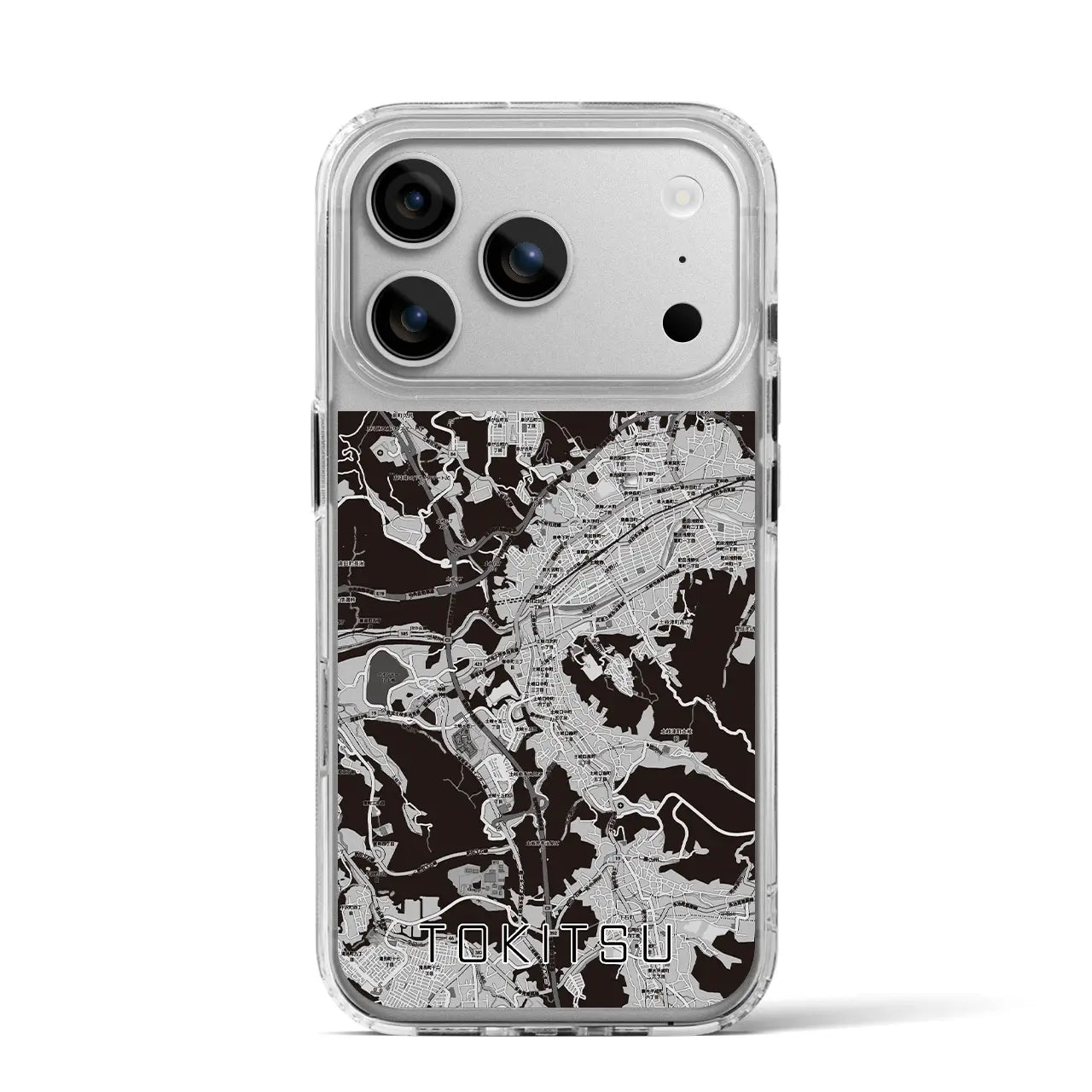 【土岐津(岐阜県)】地図柄iPhoneケース(MagSafeタイプ)