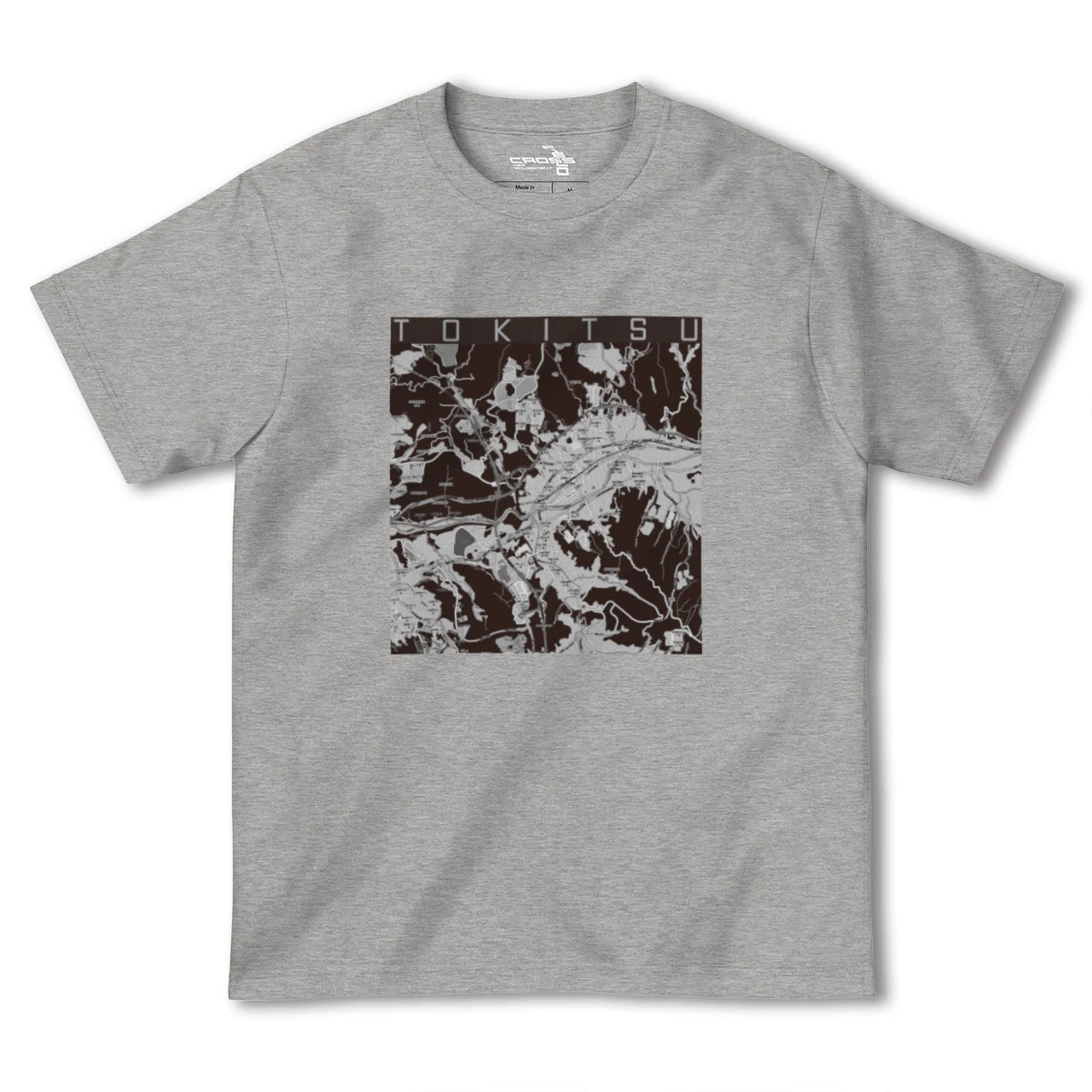 【土岐津(岐阜県)】地図柄ヘビーウェイトTシャツ