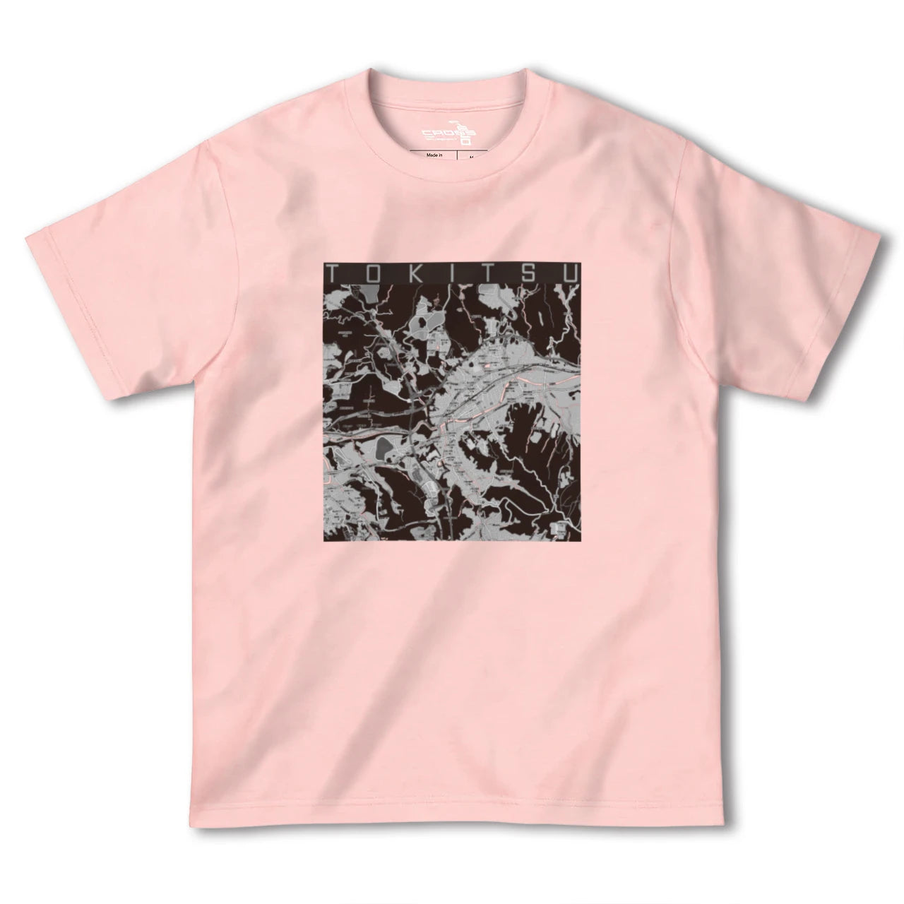 【土岐津(岐阜県)】地図柄ヘビーウェイトTシャツ