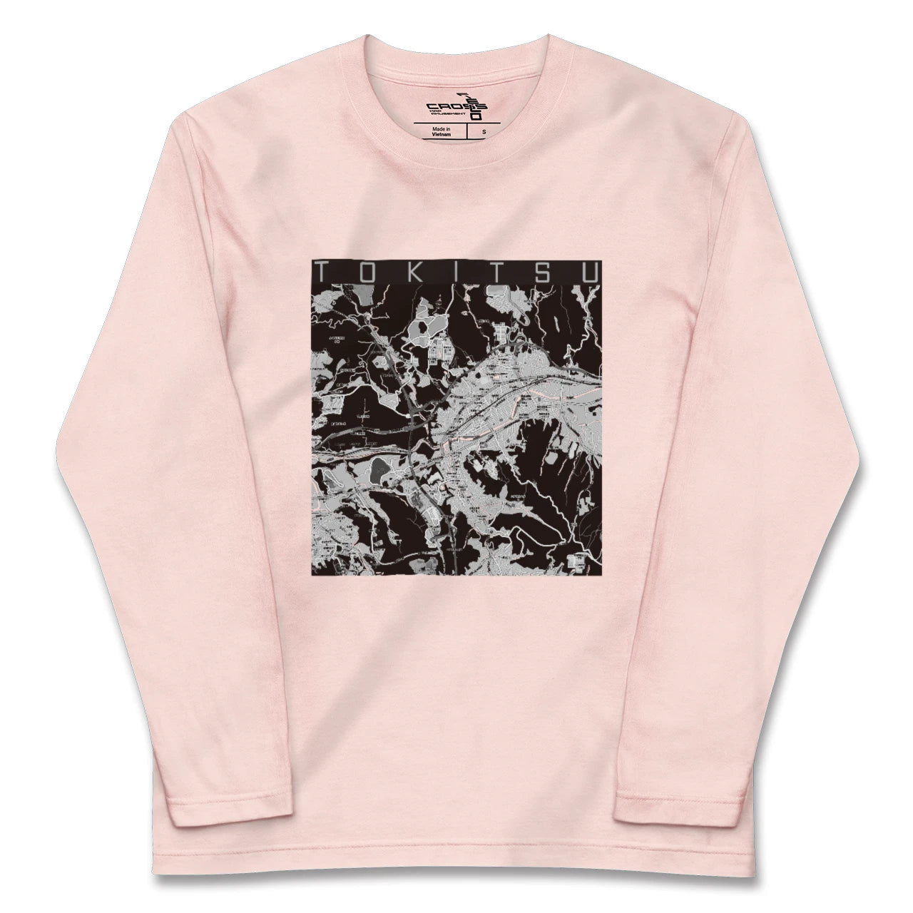 【土岐津(岐阜県)】地図柄ロングスリーブTシャツ