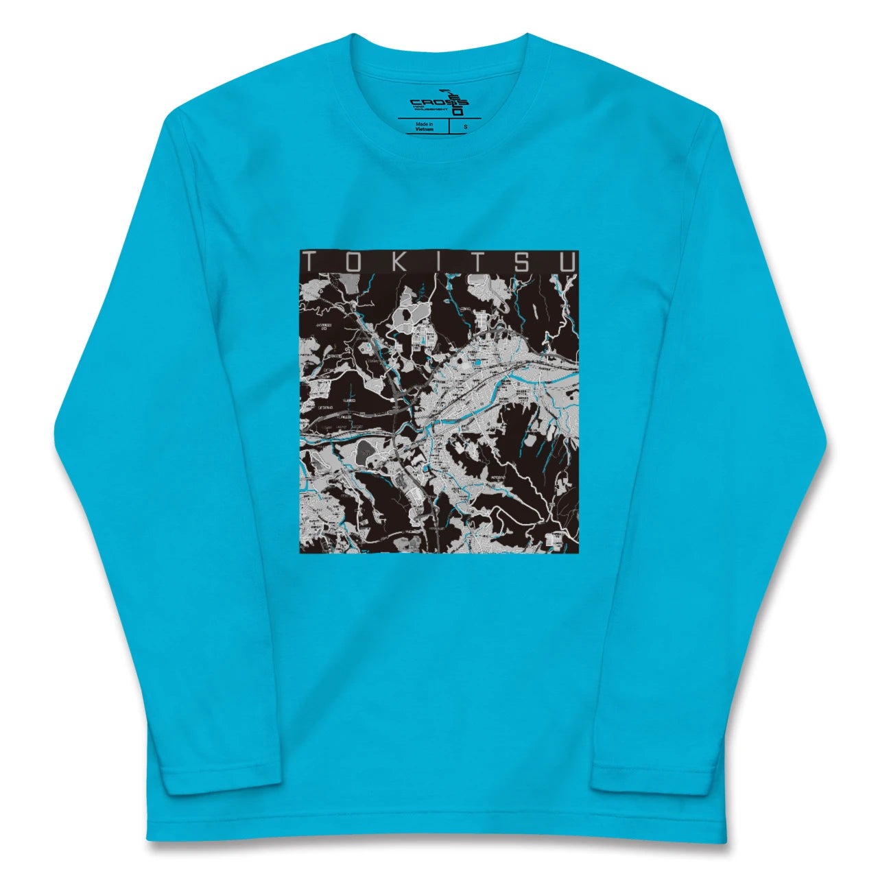 【土岐津(岐阜県)】地図柄ロングスリーブTシャツ