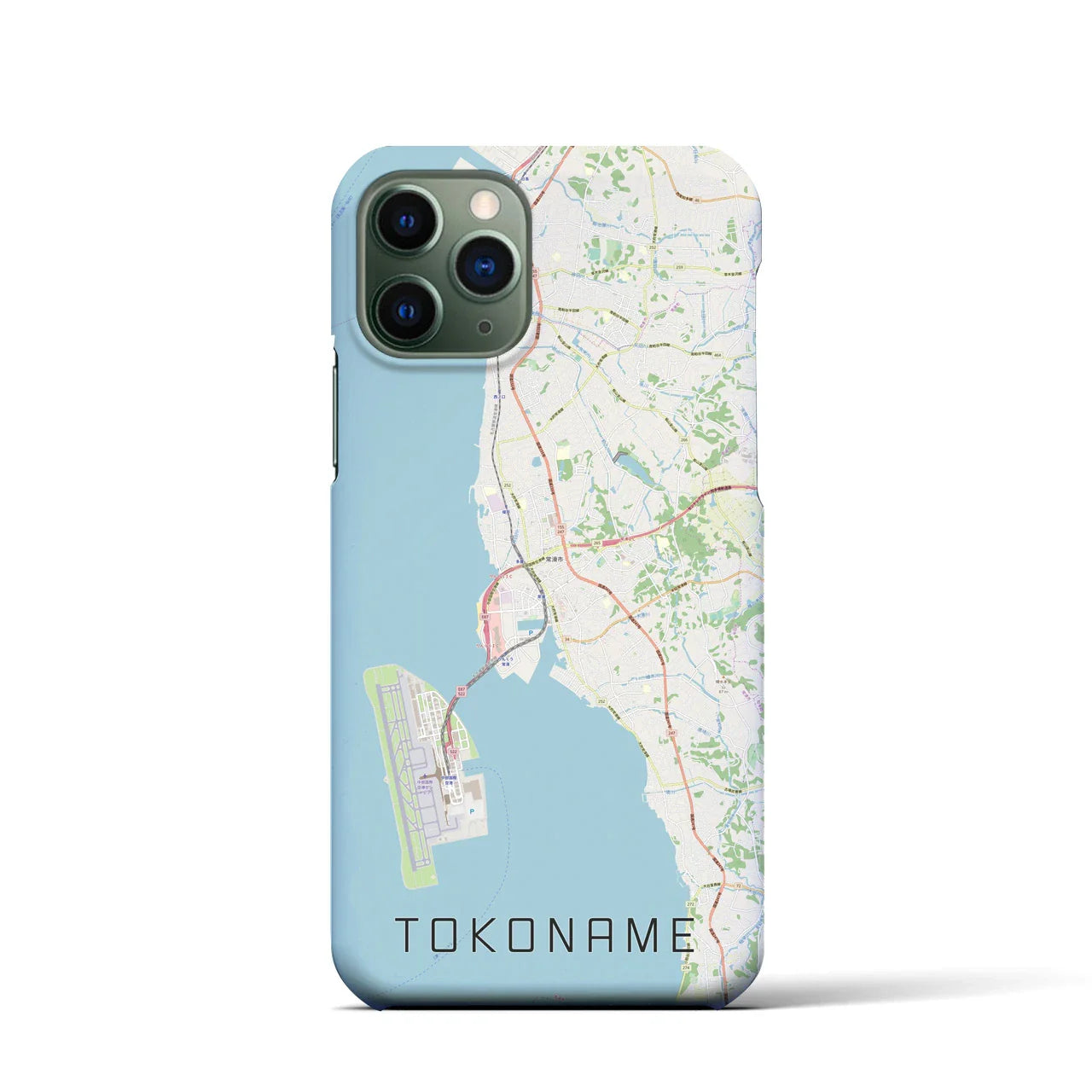 【常滑(愛知県)】地図柄iPhoneケース(バックカバータイプ)