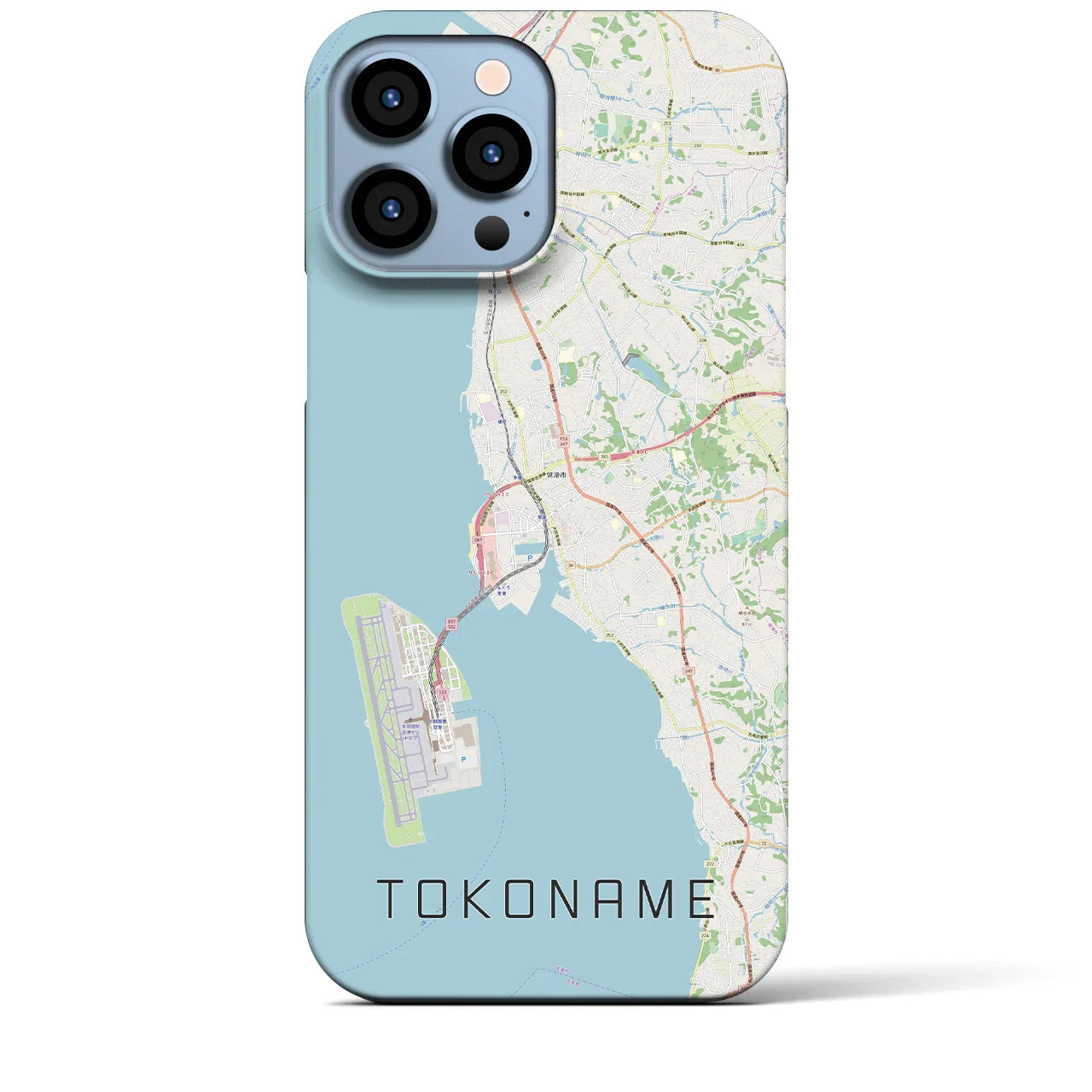 【常滑(愛知県)】地図柄iPhoneケース(バックカバータイプ)