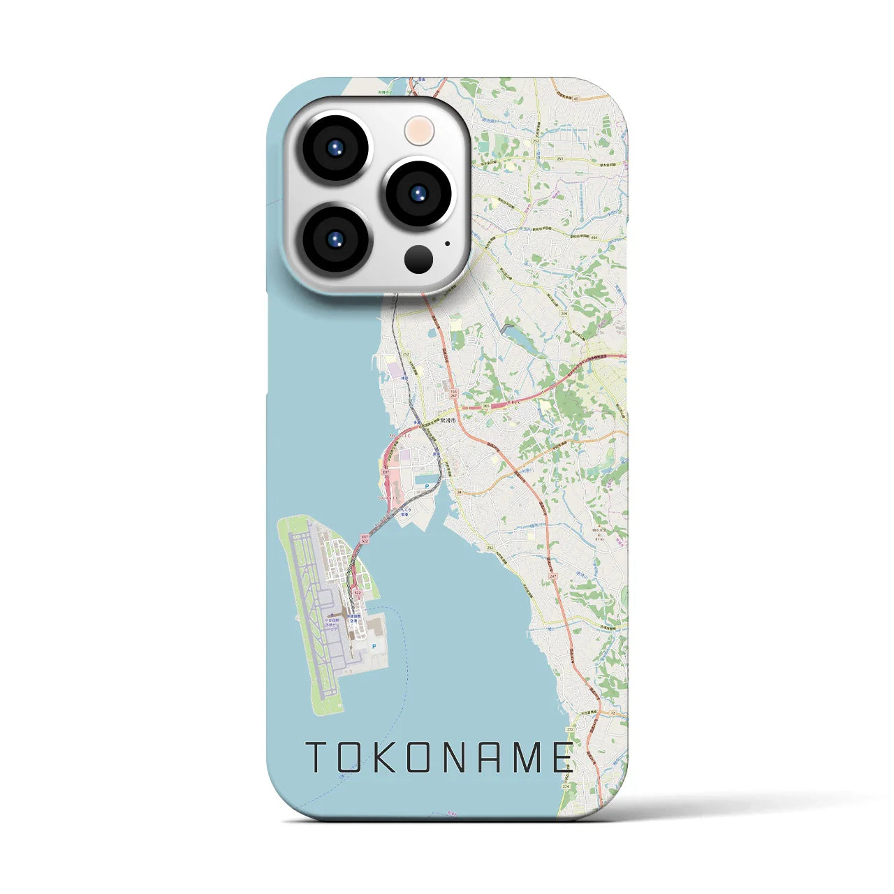 【常滑(愛知県)】地図柄iPhoneケース(バックカバータイプ)