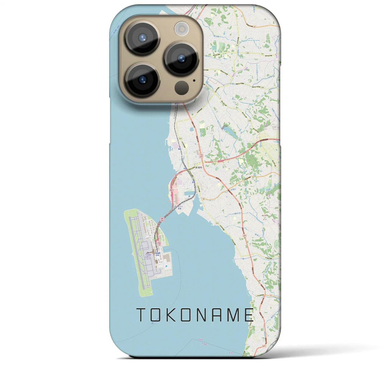 【常滑(愛知県)】地図柄iPhoneケース(バックカバータイプ)