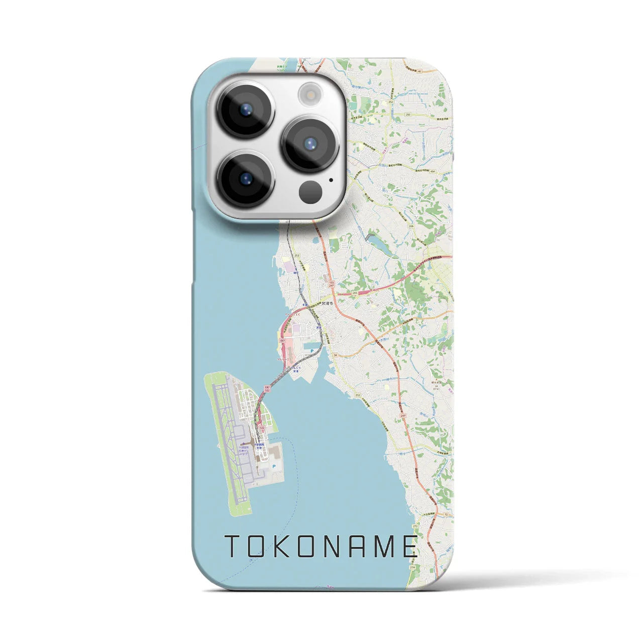 【常滑(愛知県)】地図柄iPhoneケース(バックカバータイプ)