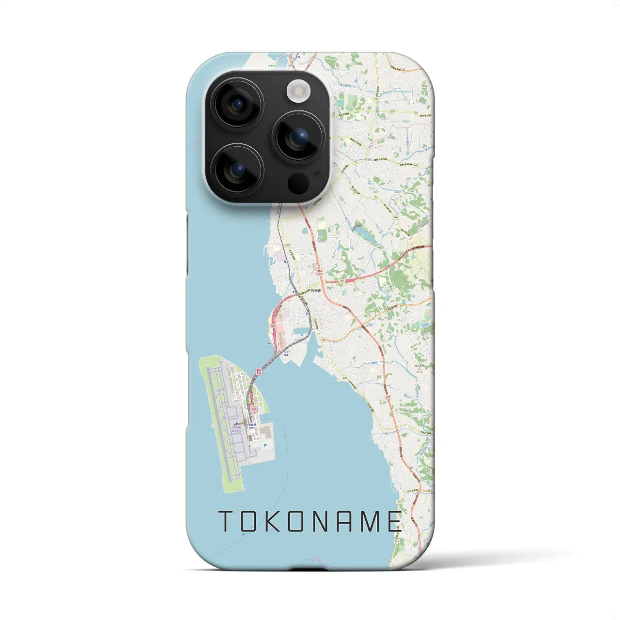 【常滑(愛知県)】地図柄iPhoneケース(バックカバータイプ)
