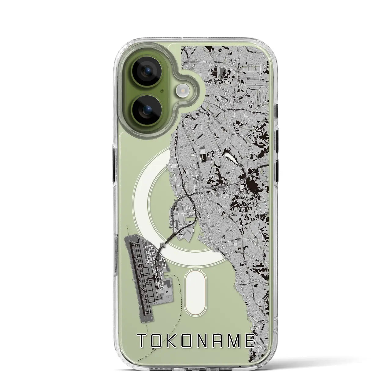 【常滑(愛知県)】地図柄iPhoneケース(MagSafeタイプ)