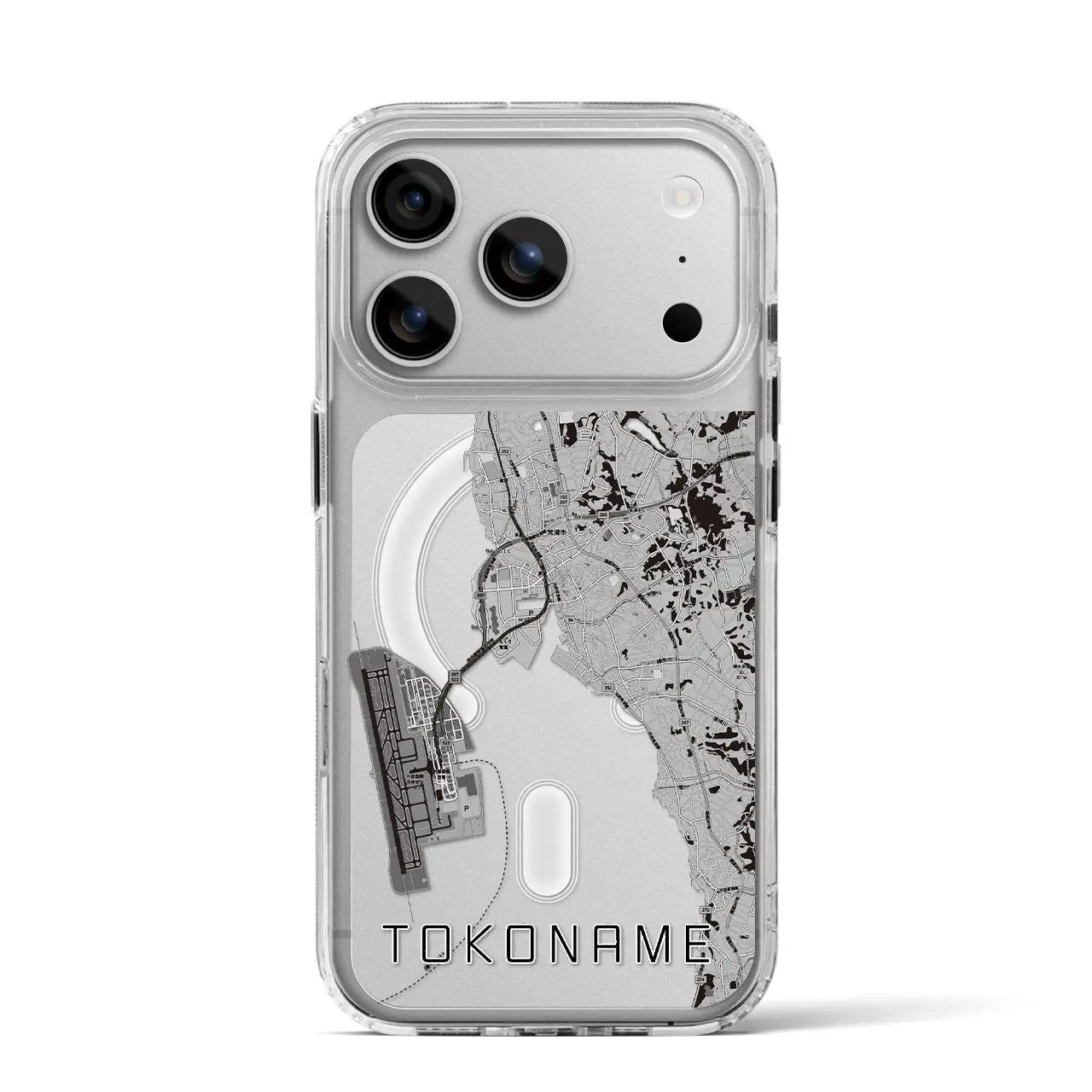 【常滑(愛知県)】地図柄iPhoneケース(MagSafeタイプ)