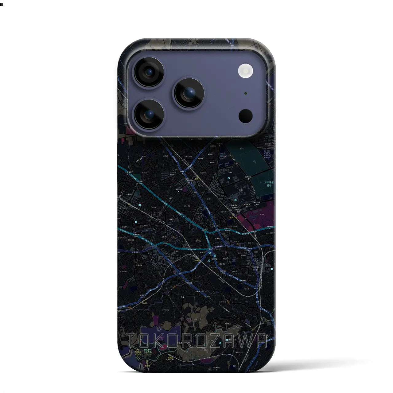 【所沢2(埼玉県)】地図柄iPhoneケース(バックカバータイプ)