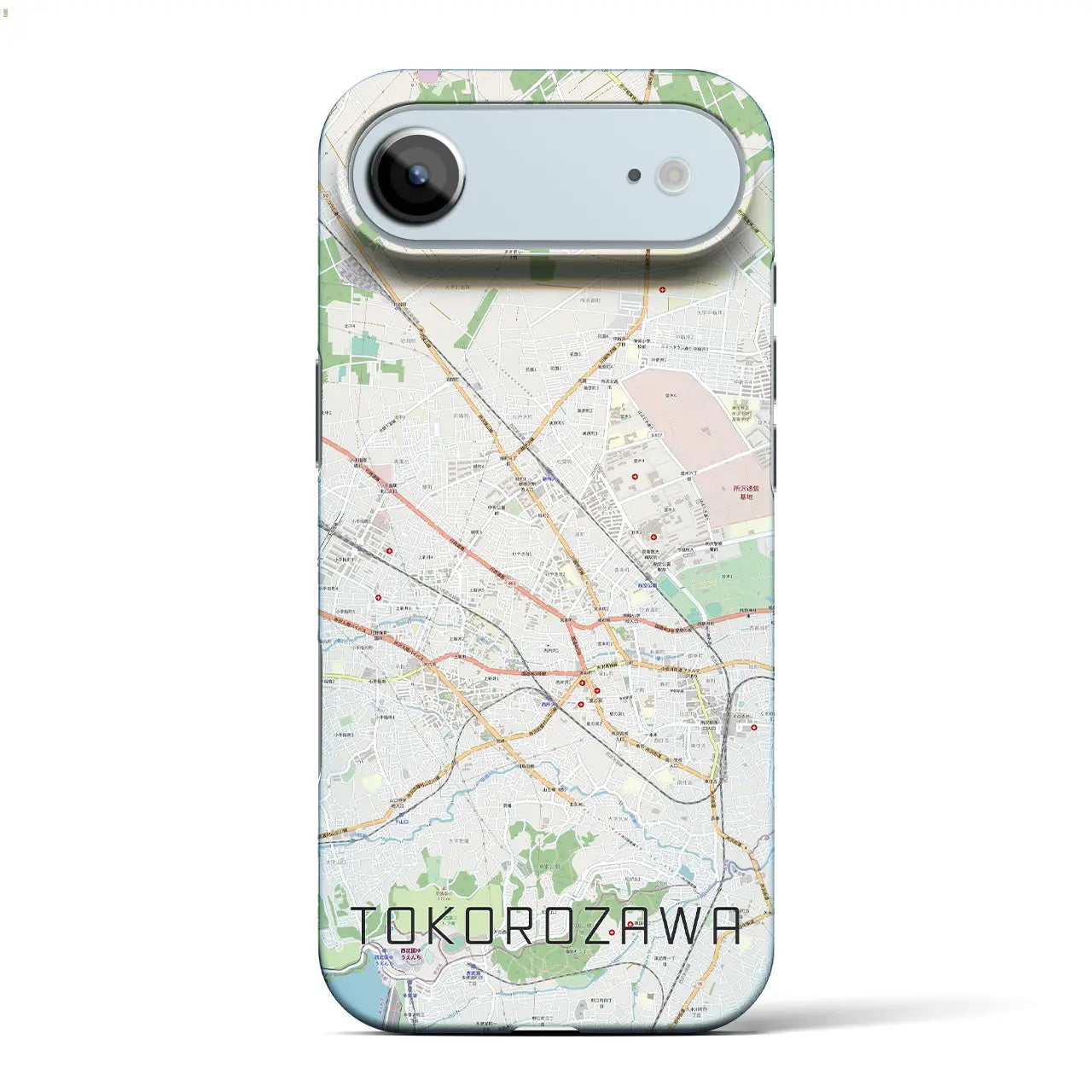 【所沢2(埼玉県)】地図柄iPhoneケース(バックカバータイプ)