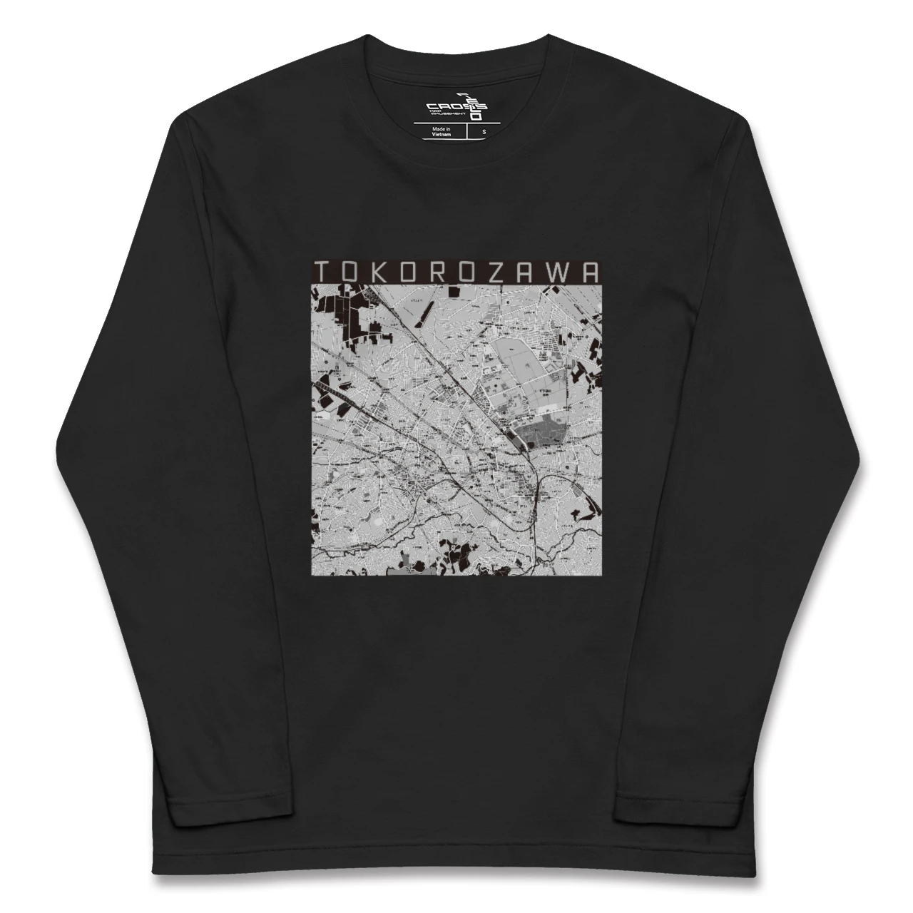 【所沢2(埼玉県)】地図柄ロングスリーブTシャツ