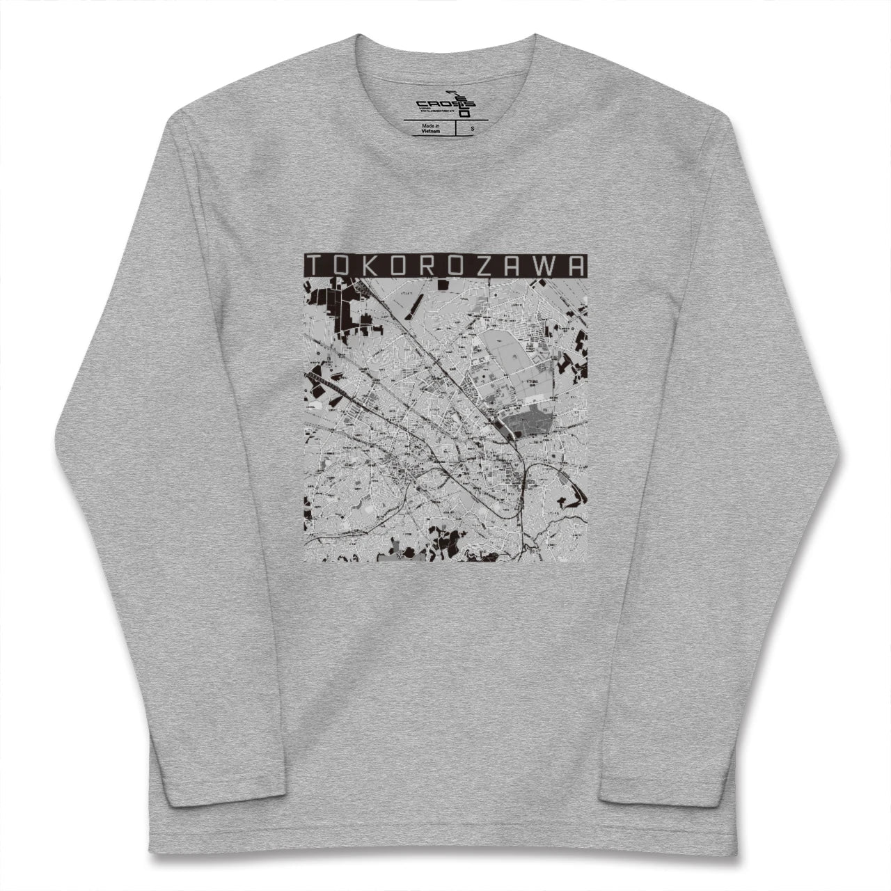 【所沢2(埼玉県)】地図柄ロングスリーブTシャツ