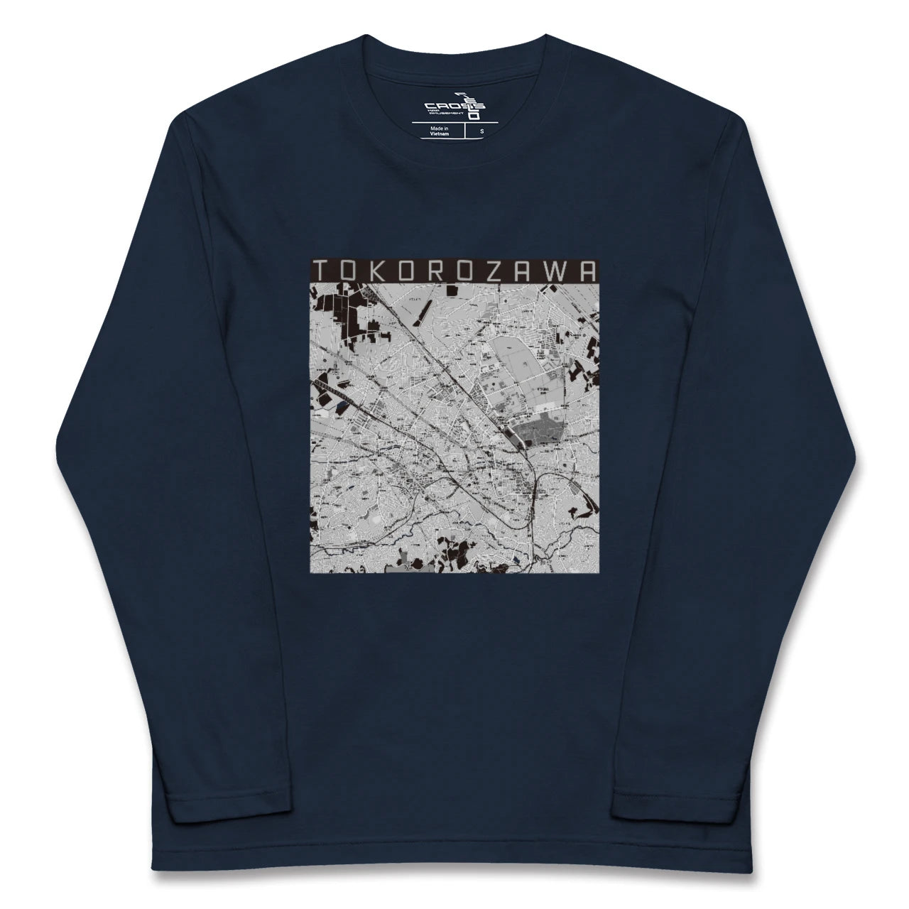 【所沢2(埼玉県)】地図柄ロングスリーブTシャツ