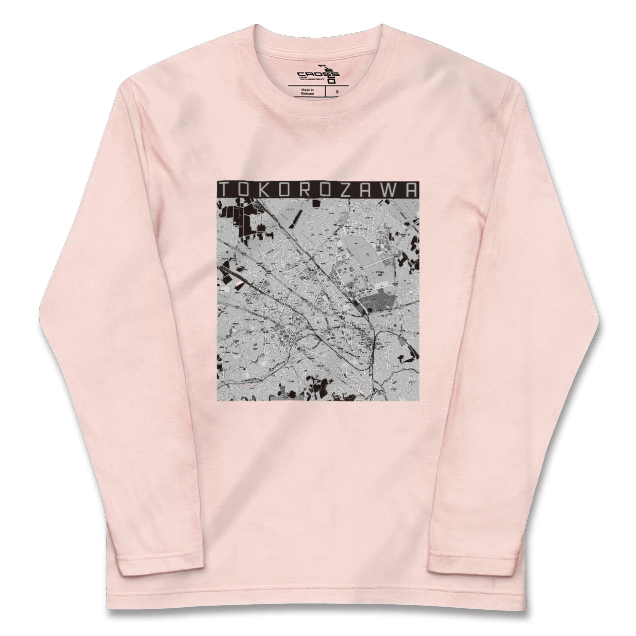 【所沢2(埼玉県)】地図柄ロングスリーブTシャツ