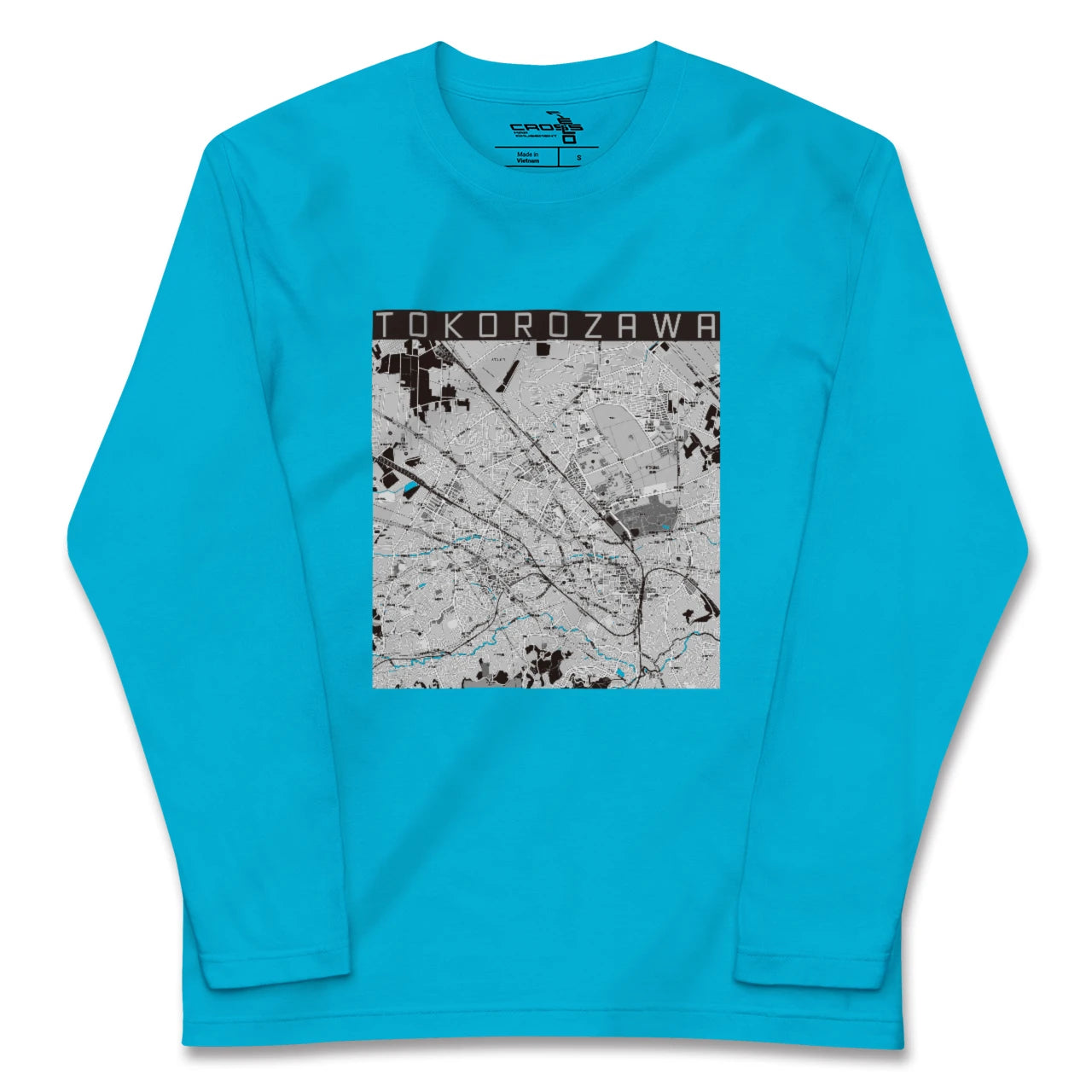 【所沢2(埼玉県)】地図柄ロングスリーブTシャツ