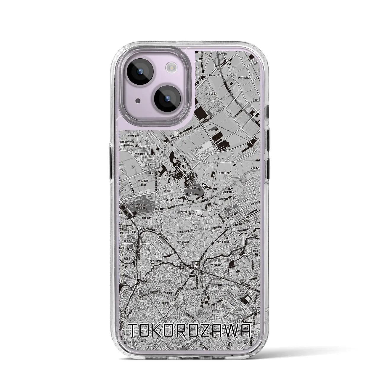 【所沢3(埼玉県)】地図柄iPhoneケース(MagSafeタイプ)