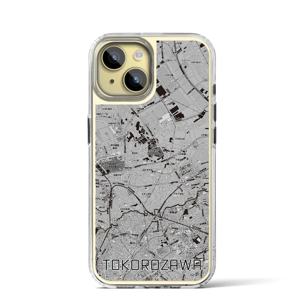 【所沢3(埼玉県)】地図柄iPhoneケース(MagSafeタイプ)