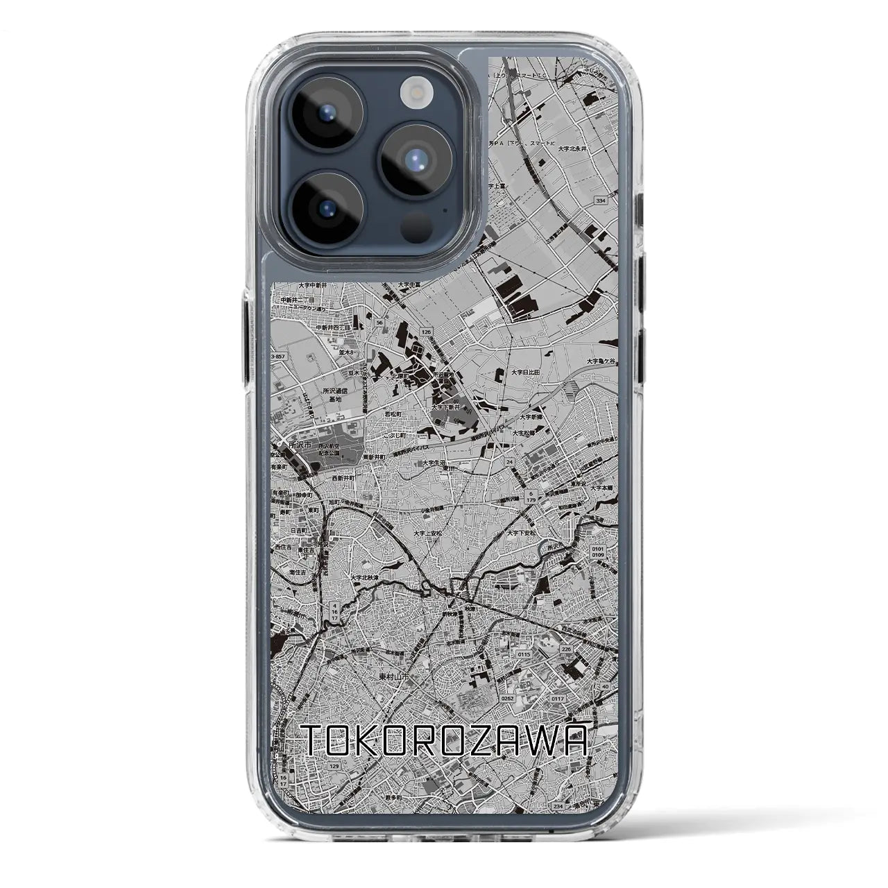 【所沢3(埼玉県)】地図柄iPhoneケース(MagSafeタイプ)