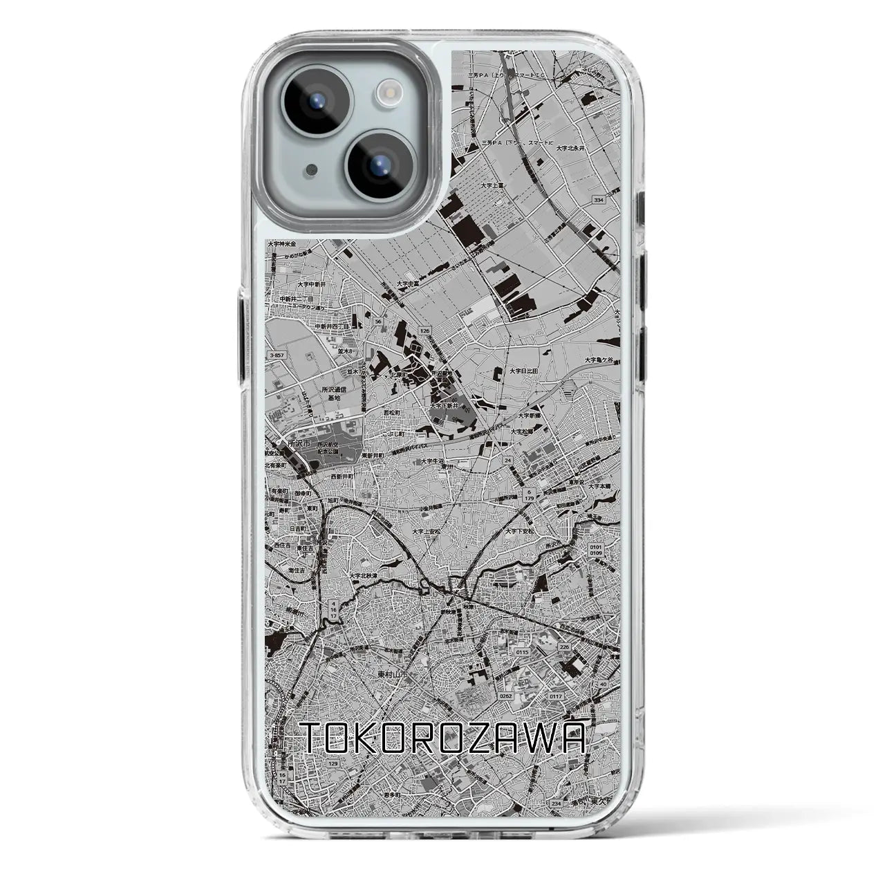 【所沢3(埼玉県)】地図柄iPhoneケース(MagSafeタイプ)