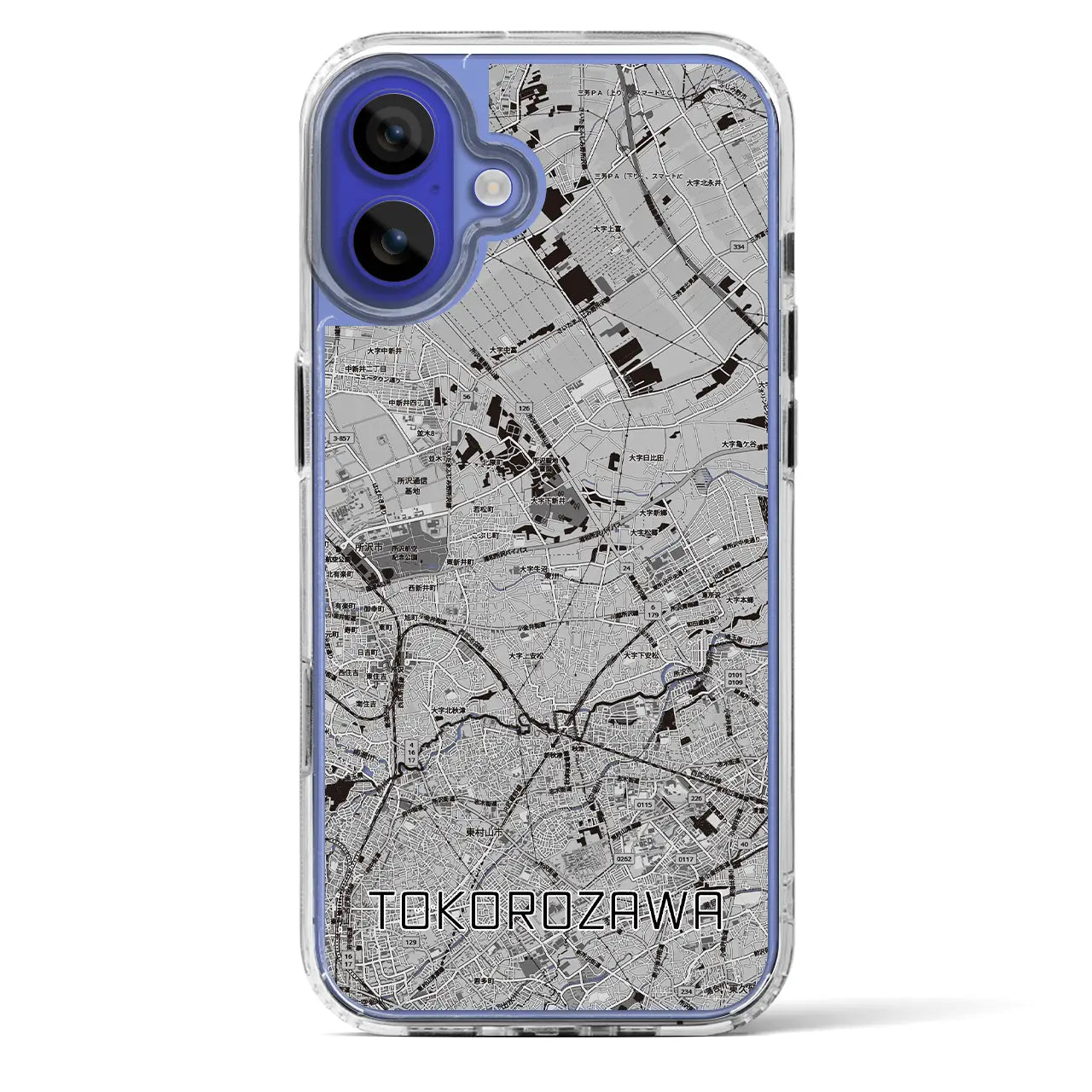 【所沢3(埼玉県)】地図柄iPhoneケース(MagSafeタイプ)