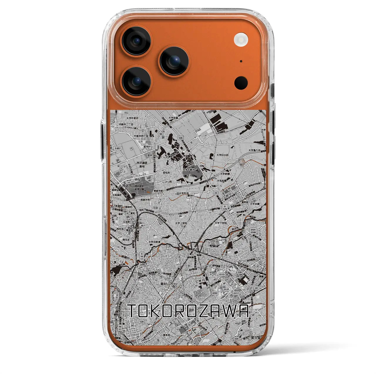 【所沢3(埼玉県)】地図柄iPhoneケース(MagSafeタイプ)