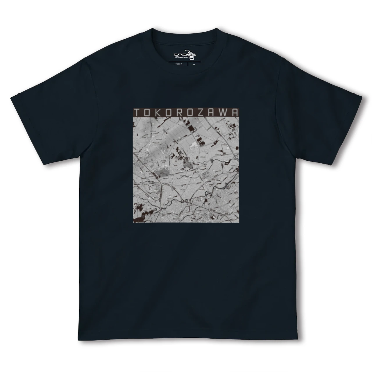 【所沢3(埼玉県)】地図柄ヘビーウェイトTシャツ