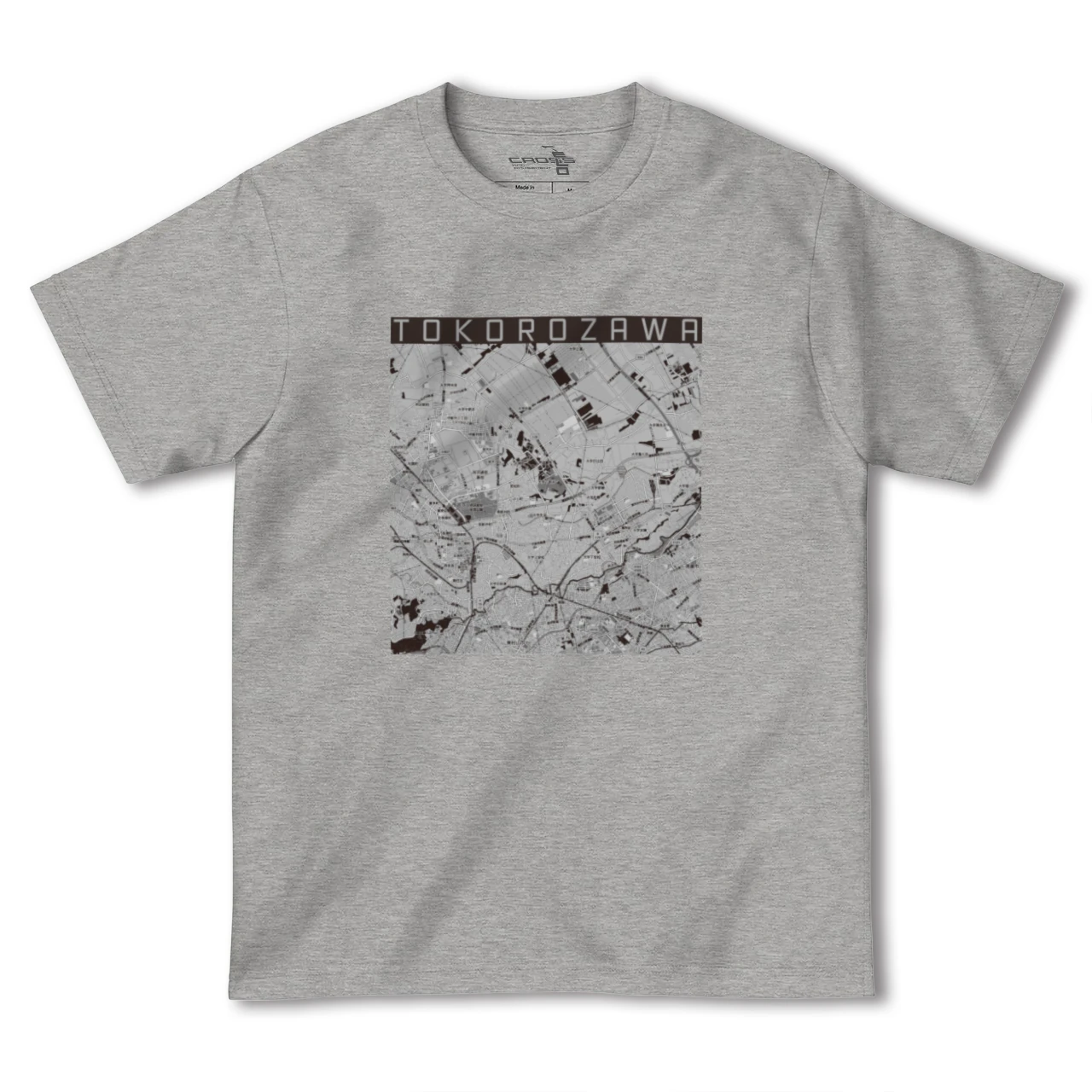【所沢3(埼玉県)】地図柄ヘビーウェイトTシャツ