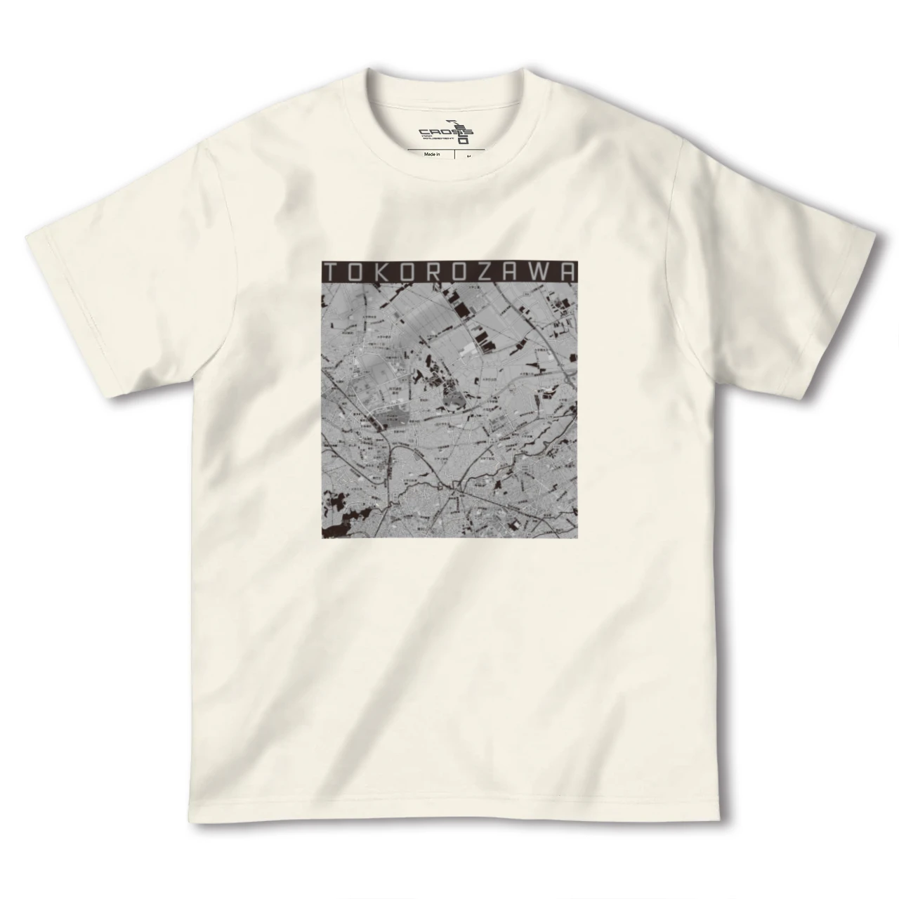 【所沢3(埼玉県)】地図柄ヘビーウェイトTシャツ