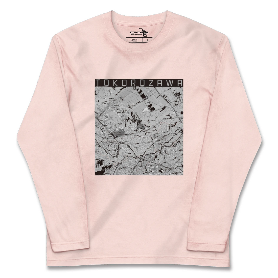 【所沢3(埼玉県)】地図柄ロングスリーブTシャツ