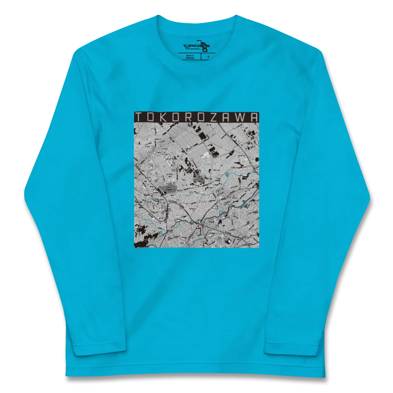 【所沢3(埼玉県)】地図柄ロングスリーブTシャツ