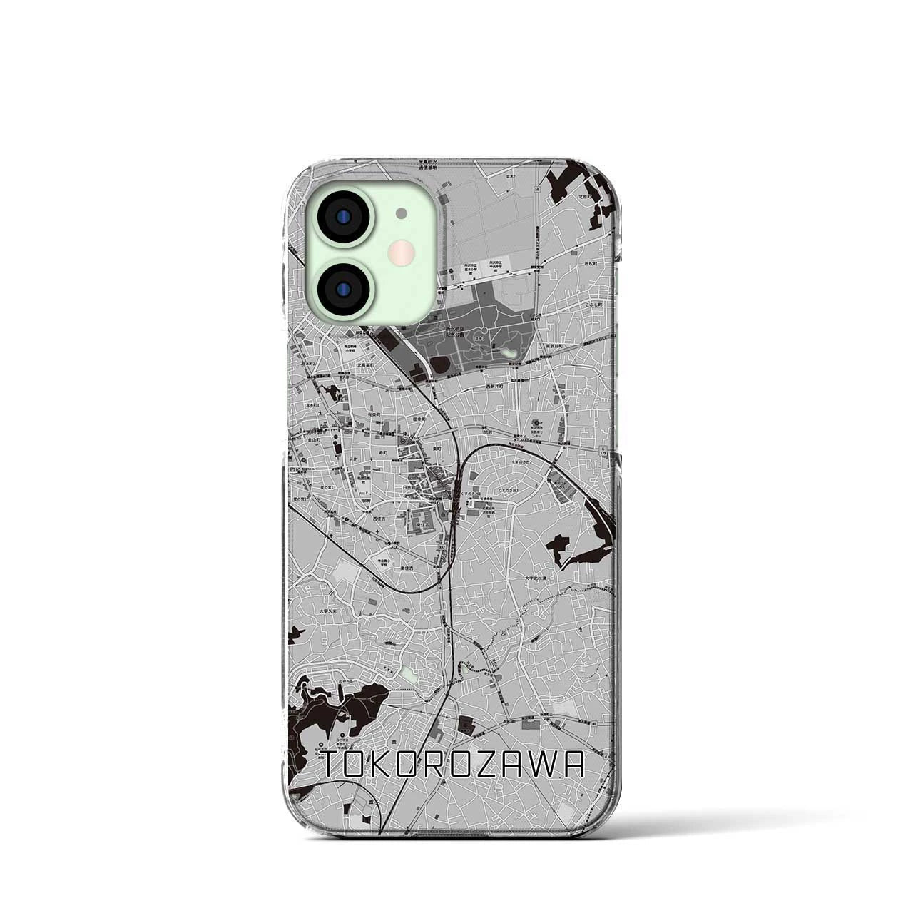 【所沢(埼玉県)】地図柄iPhoneケース(クリアタイプ)