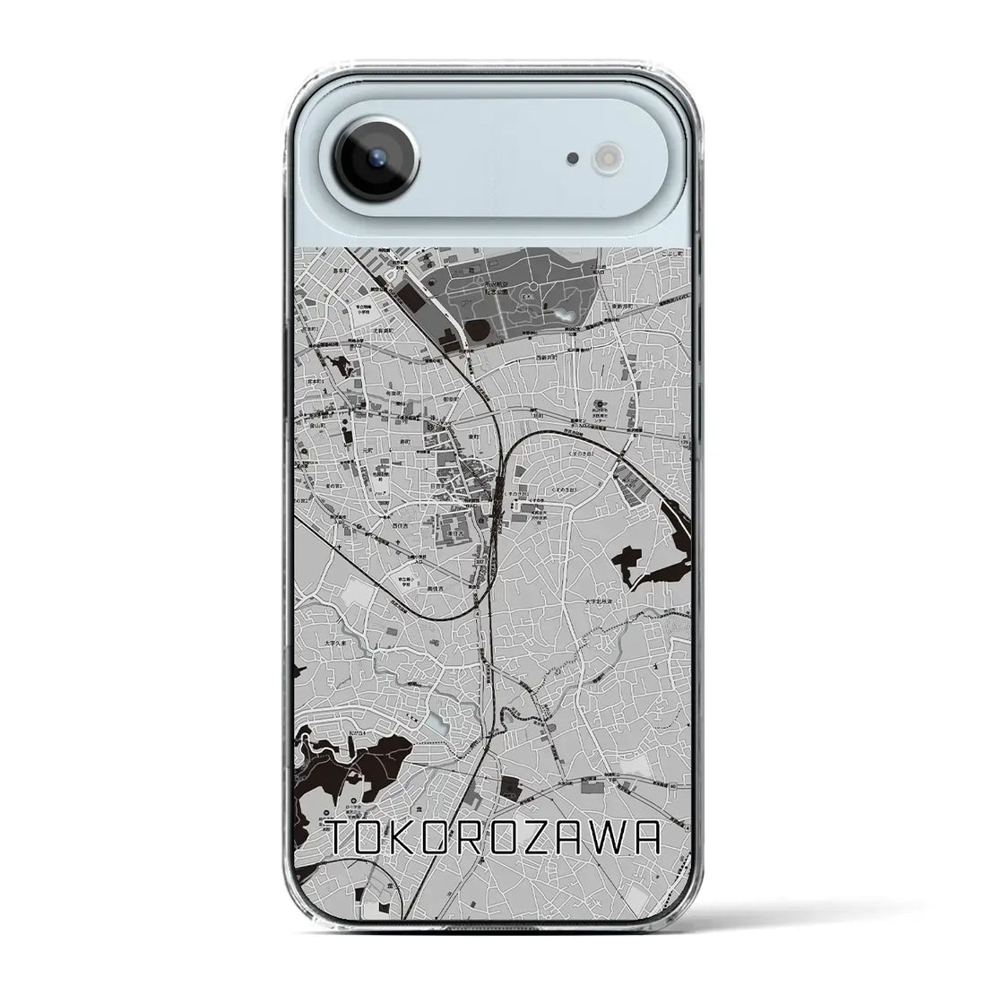 【所沢(埼玉県)】地図柄iPhoneケース(クリアタイプ)