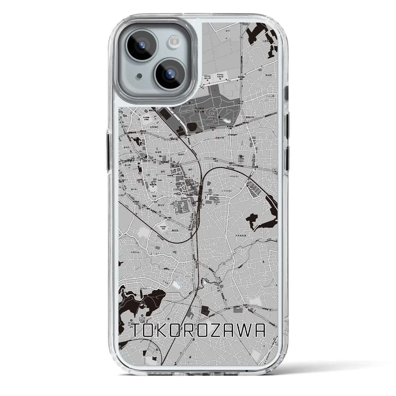 【所沢(埼玉県)】地図柄iPhoneケース(MagSafeタイプ)