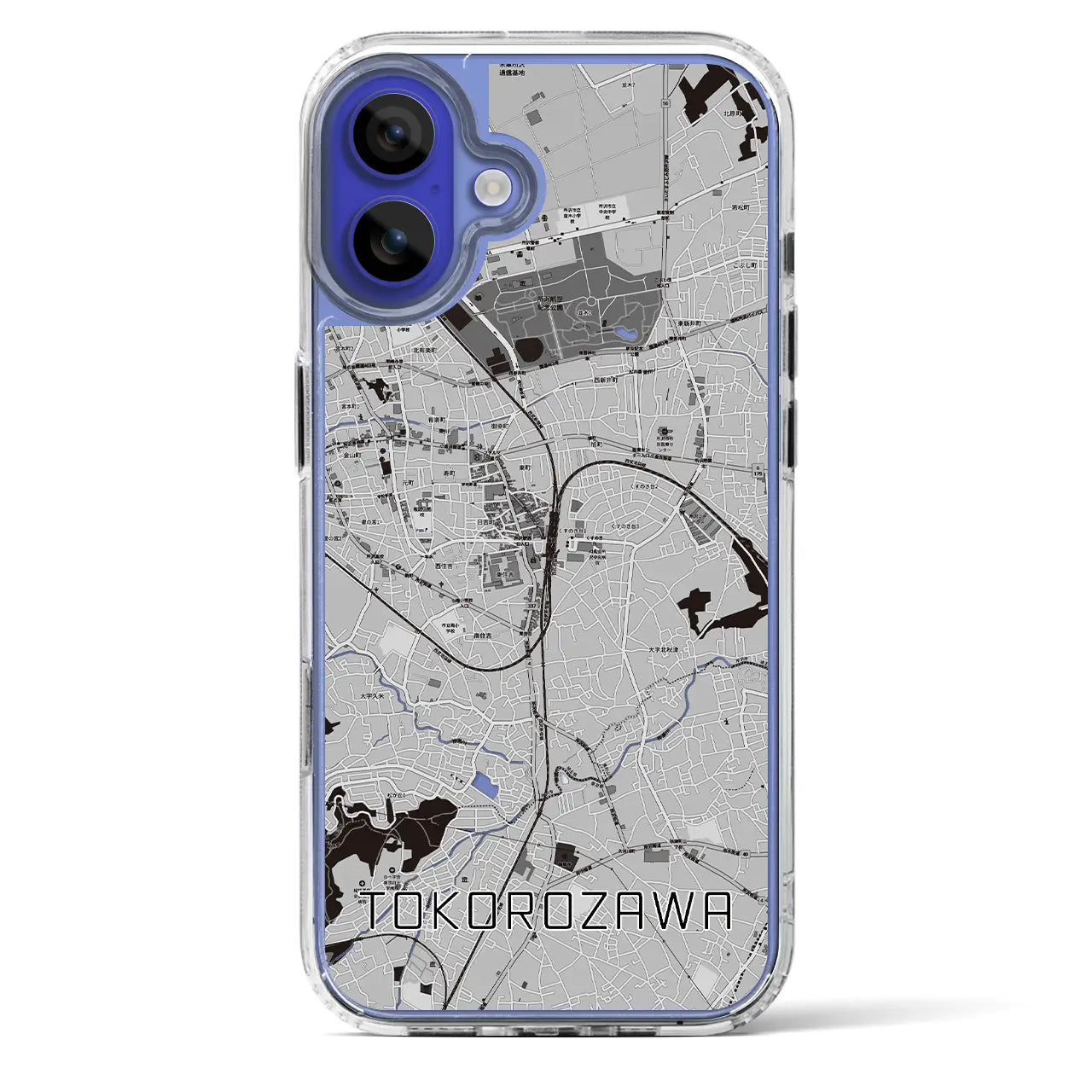 【所沢(埼玉県)】地図柄iPhoneケース(MagSafeタイプ)