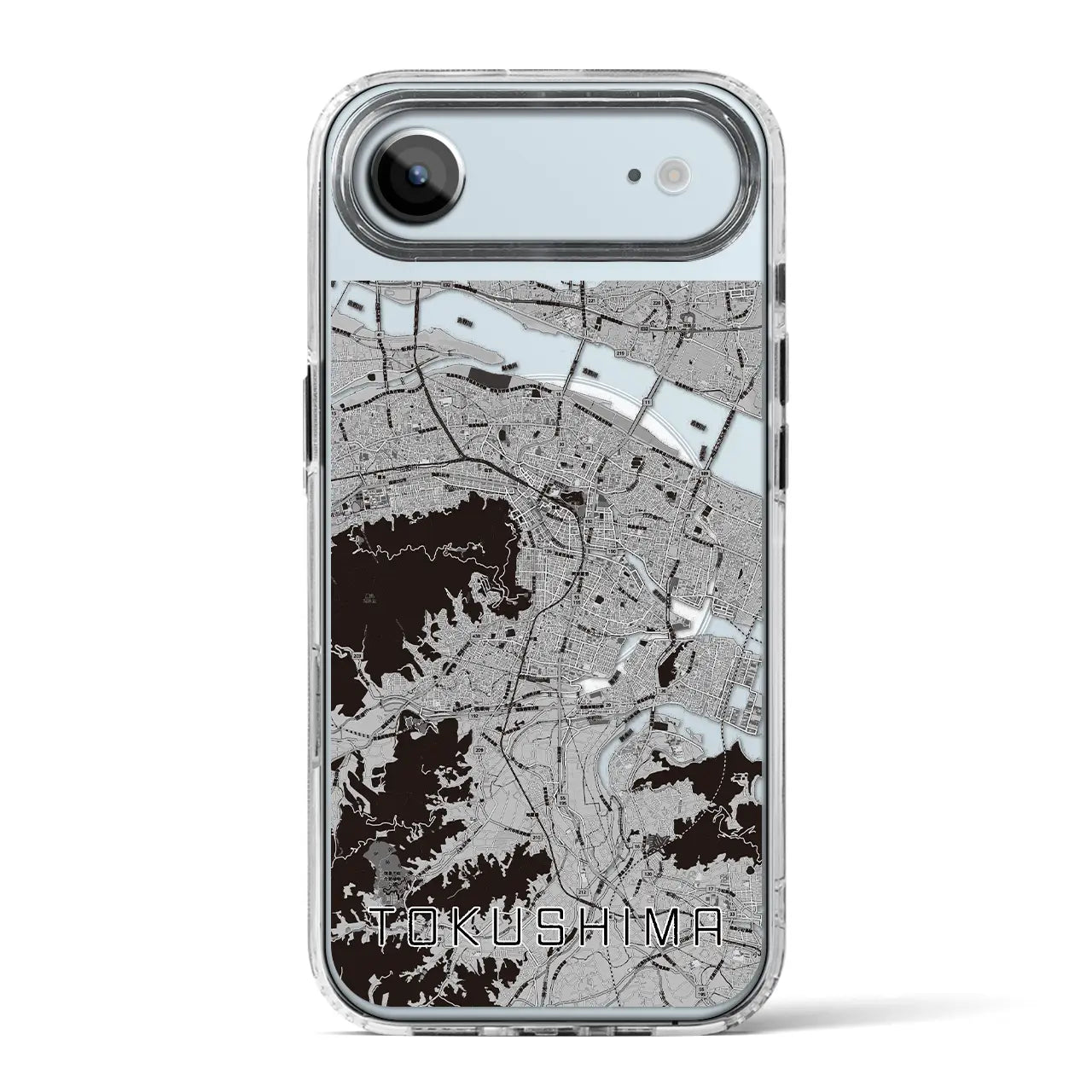 【徳島(徳島県)】地図柄iPhoneケース(MagSafeタイプ)