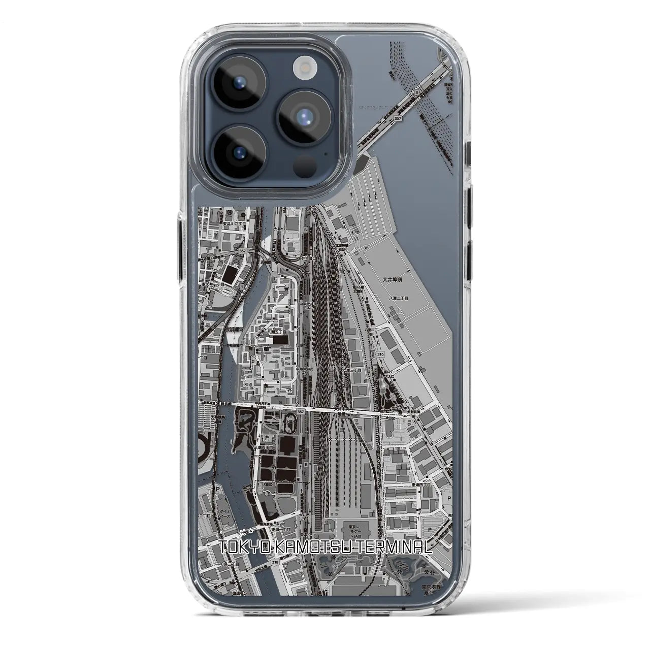 【東京貨物ターミナル(東京都)】地図柄iPhoneケース(MagSafeタイプ)