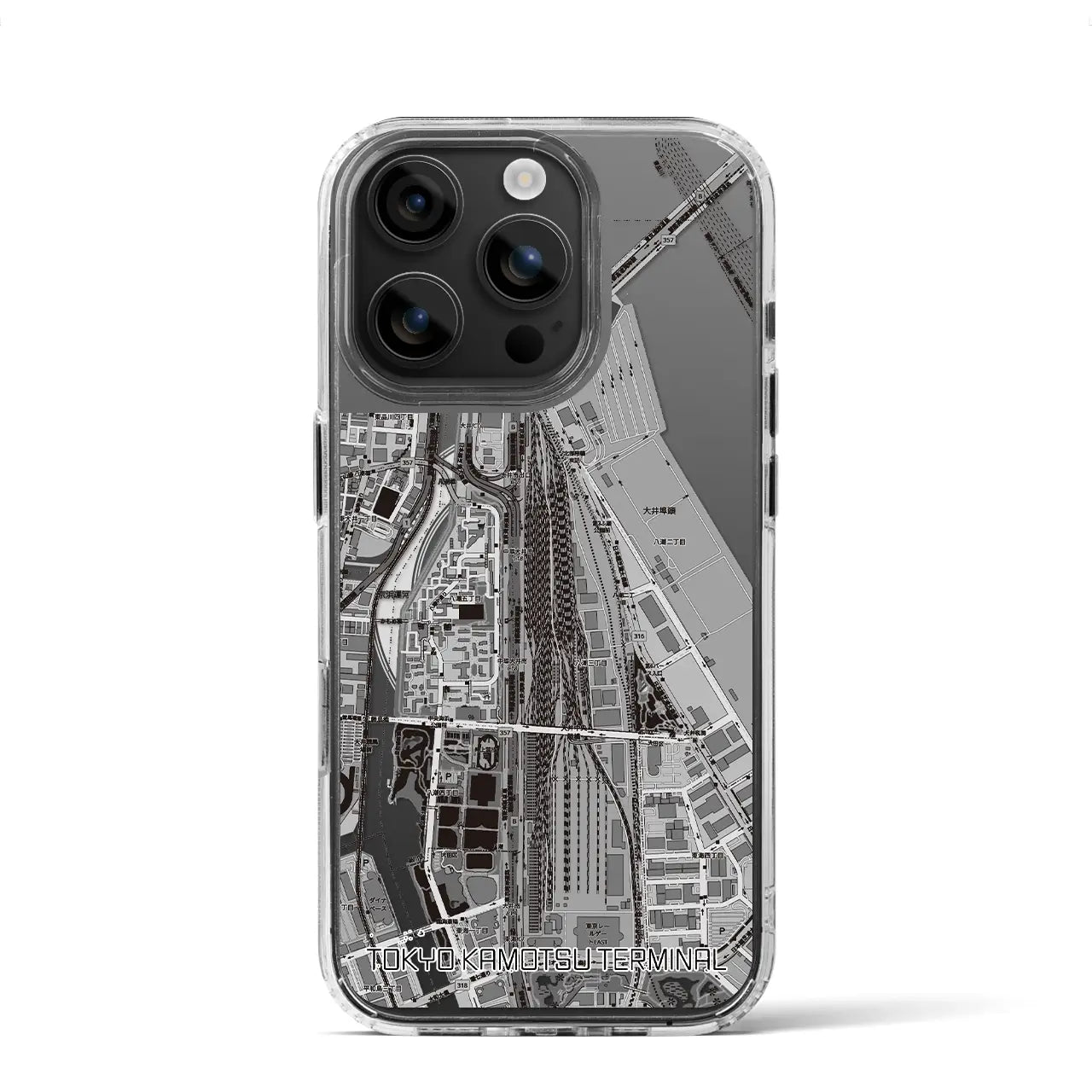 【東京貨物ターミナル(東京都)】地図柄iPhoneケース(MagSafeタイプ)
