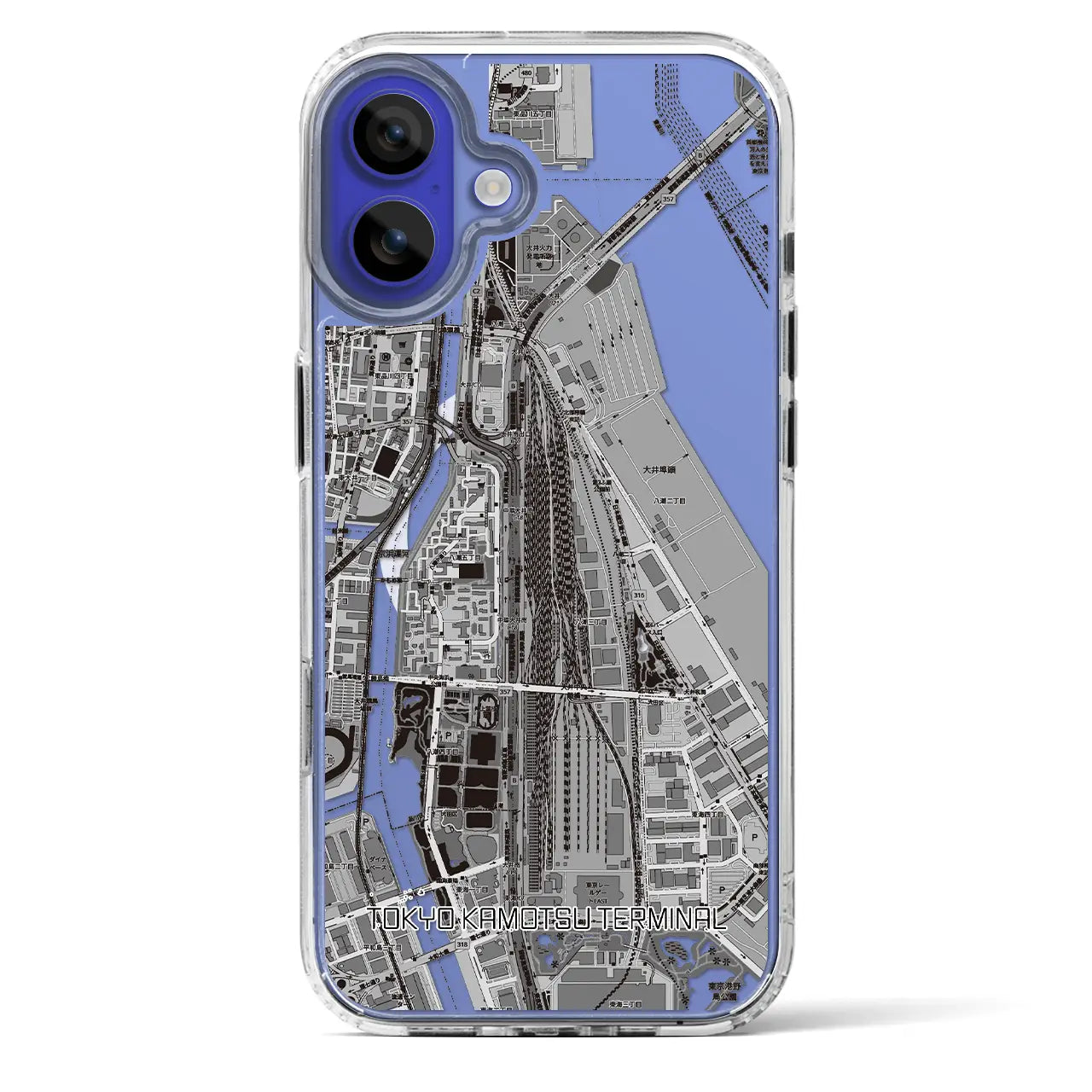 【東京貨物ターミナル(東京都)】地図柄iPhoneケース(MagSafeタイプ)