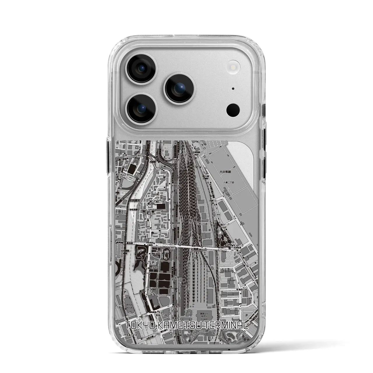 【東京貨物ターミナル(東京都)】地図柄iPhoneケース(MagSafeタイプ)