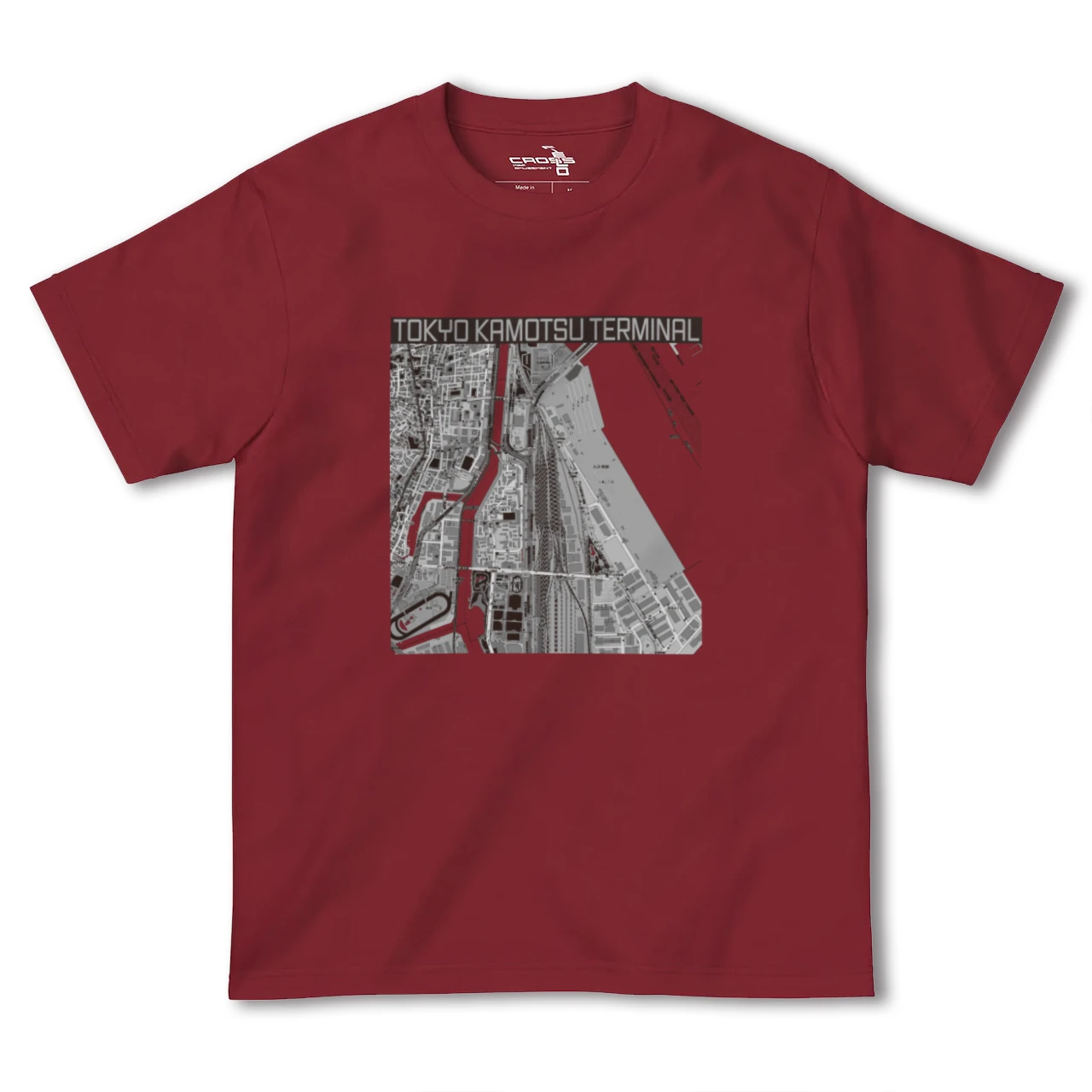 【東京貨物ターミナル(東京都)】地図柄ヘビーウェイトTシャツ