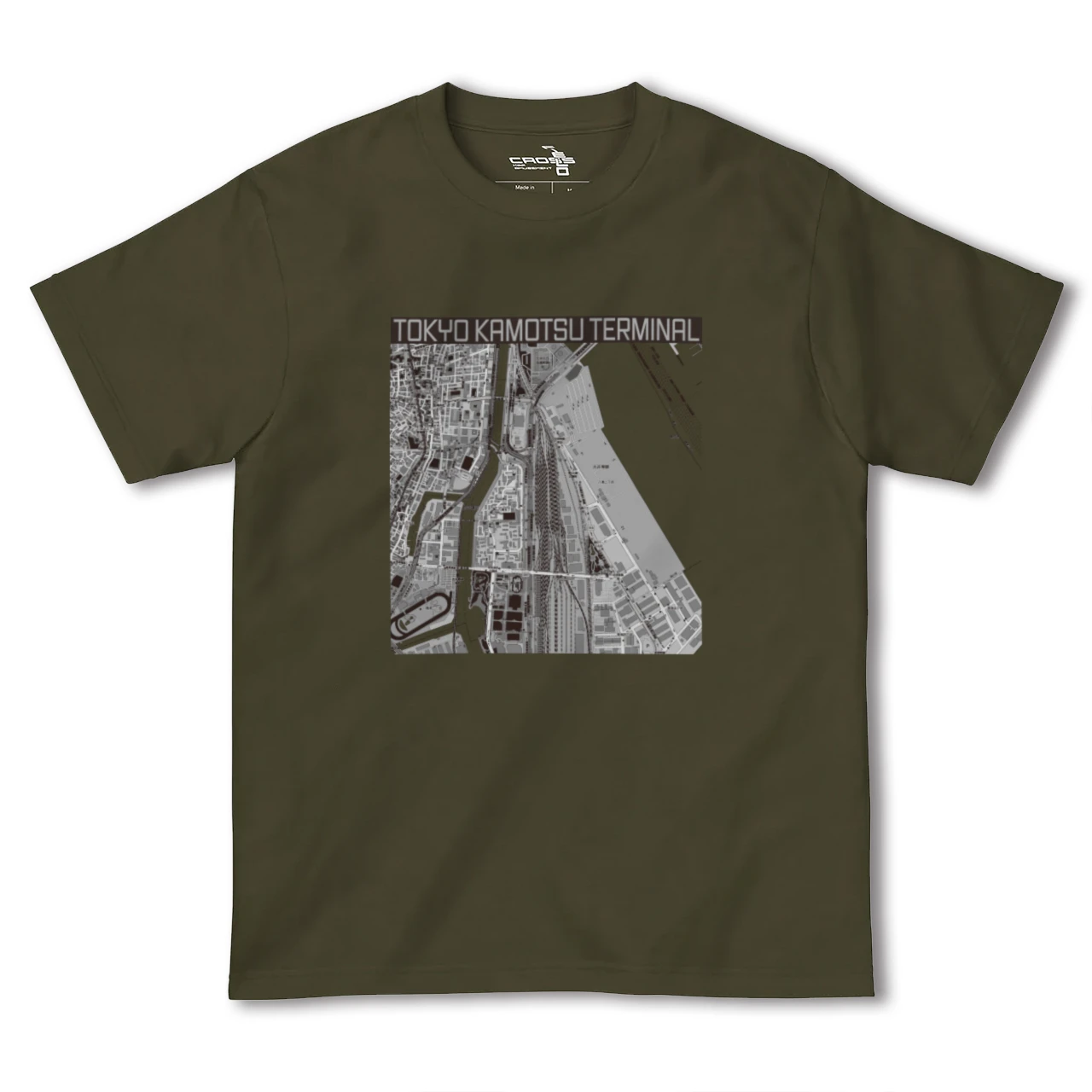 【東京貨物ターミナル(東京都)】地図柄ヘビーウェイトTシャツ