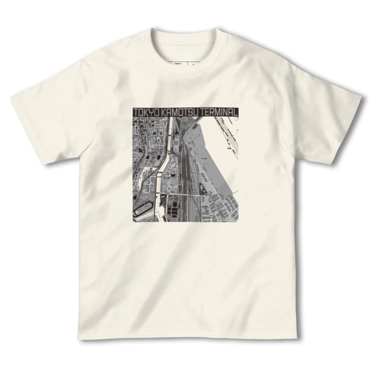 【東京貨物ターミナル(東京都)】地図柄ヘビーウェイトTシャツ