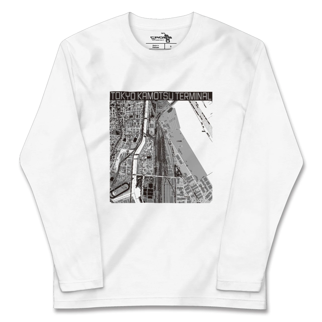 【東京貨物ターミナル(東京都)】地図柄ロングスリーブTシャツ