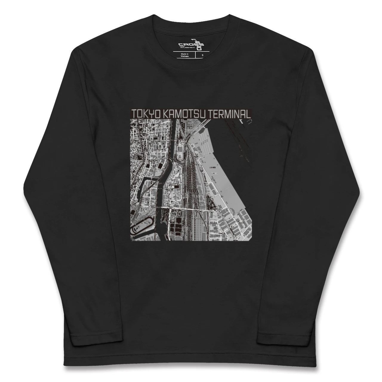 【東京貨物ターミナル(東京都)】地図柄ロングスリーブTシャツ
