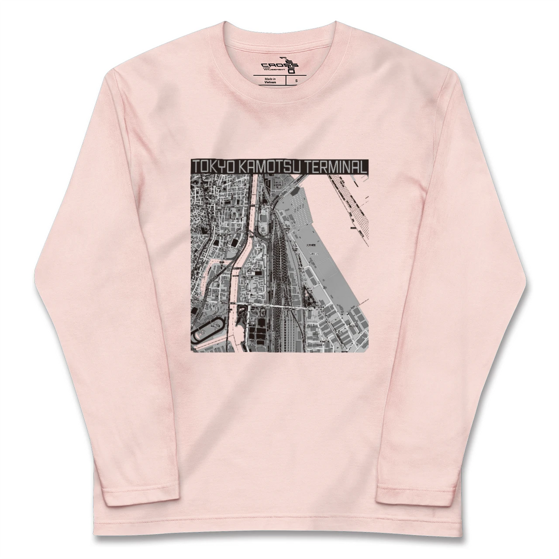 【東京貨物ターミナル(東京都)】地図柄ロングスリーブTシャツ
