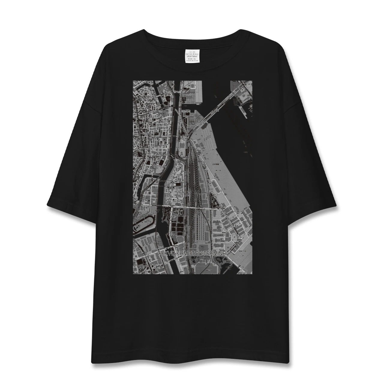 【東京貨物ターミナル(東京都)】地図柄ビッグシルエットTシャツ