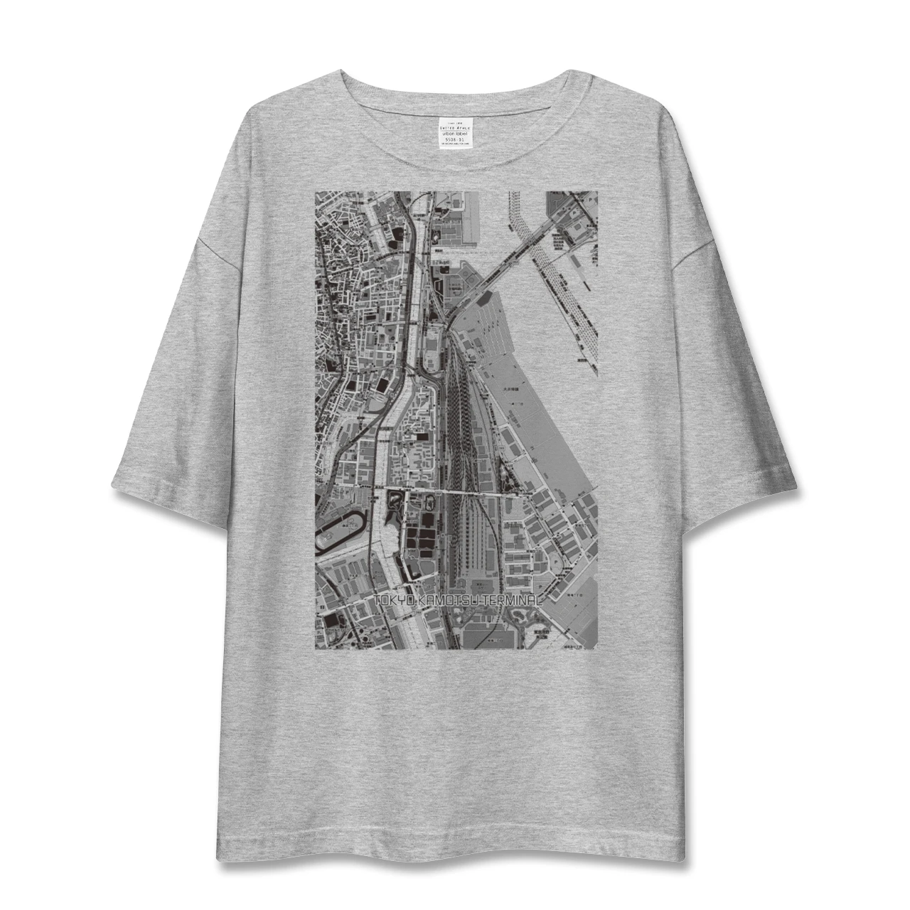 【東京貨物ターミナル(東京都)】地図柄ビッグシルエットTシャツ