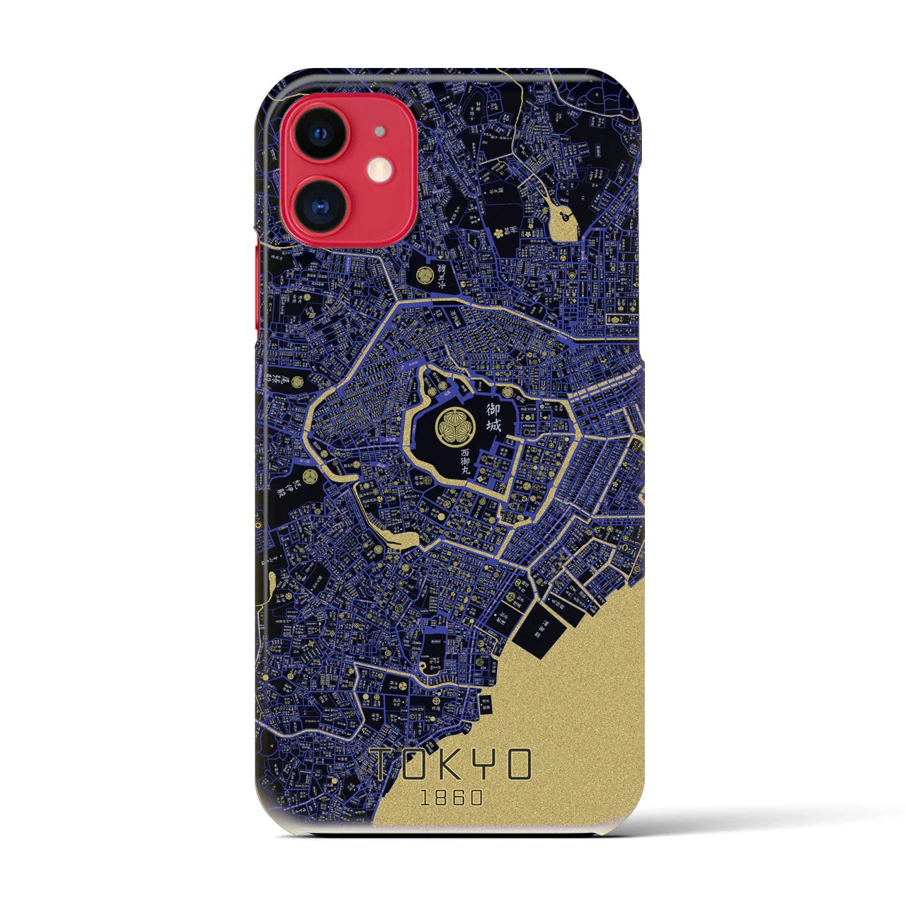 【東京(東京都)】万延江戸図iPhoneケース(バックカバータイプ)