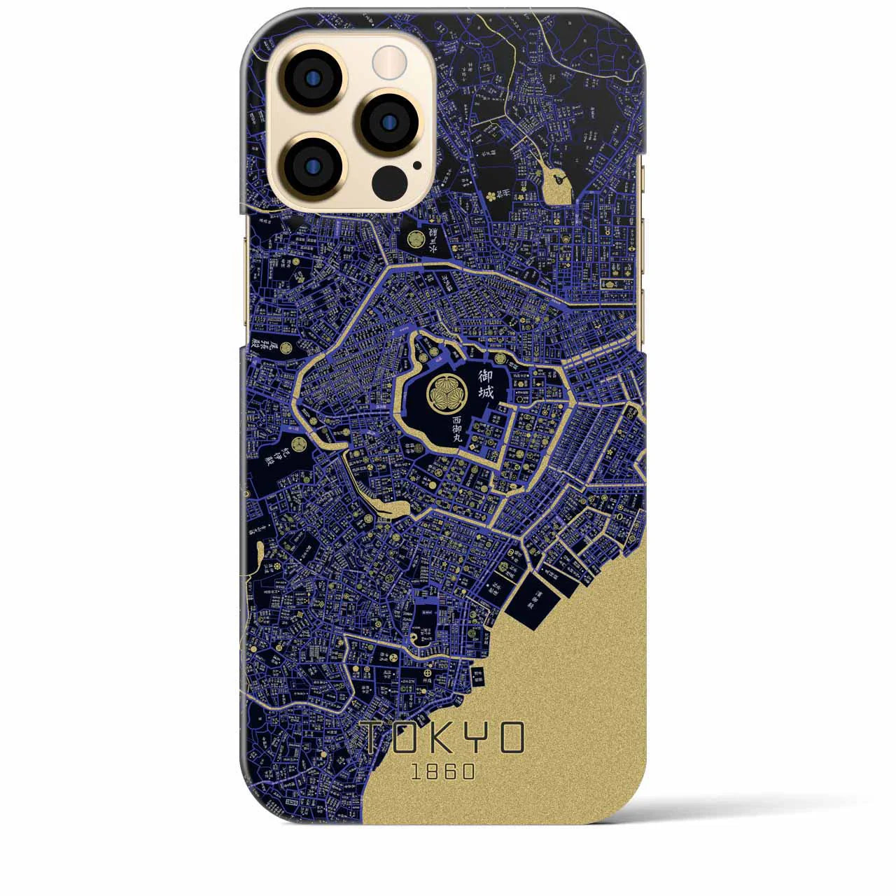 【東京(東京都)】万延江戸図iPhoneケース(バックカバータイプ)